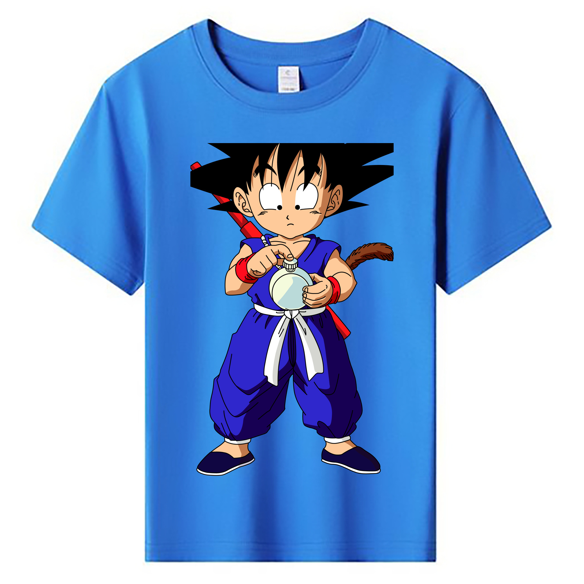 （画像用） ドラゴンボール 孫悟空（そん ごくう）Son Goku カカロット DRAGON BALL Kakarotto 綿100％キッズTシャツ（フロントプリント）